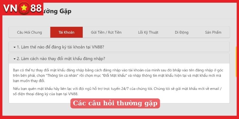 Các câu hỏi thường gặp